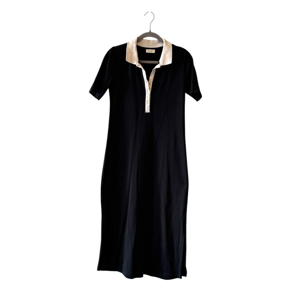 AYR Black and Cream Midi Dress
